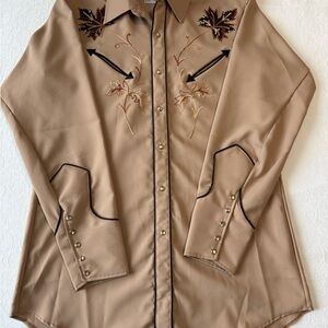 Miller Western Wear Tan Shirt